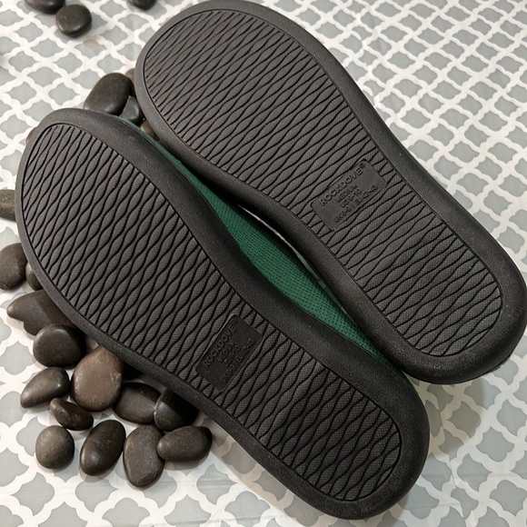 Rock dove Waffleknit and terry cloth Slip on Comfort home Slippers - Picture 4 of 5